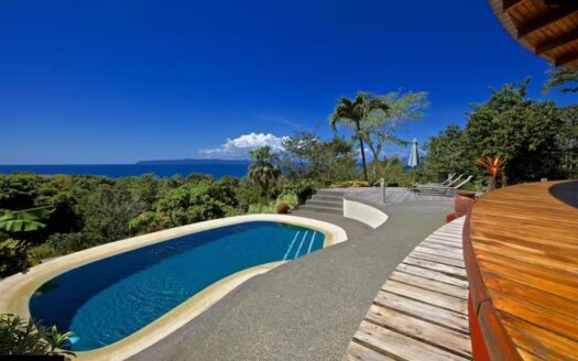 Bali-Style Ocean View Estate in Pavones: Dual Luxury Homes Near the Beach